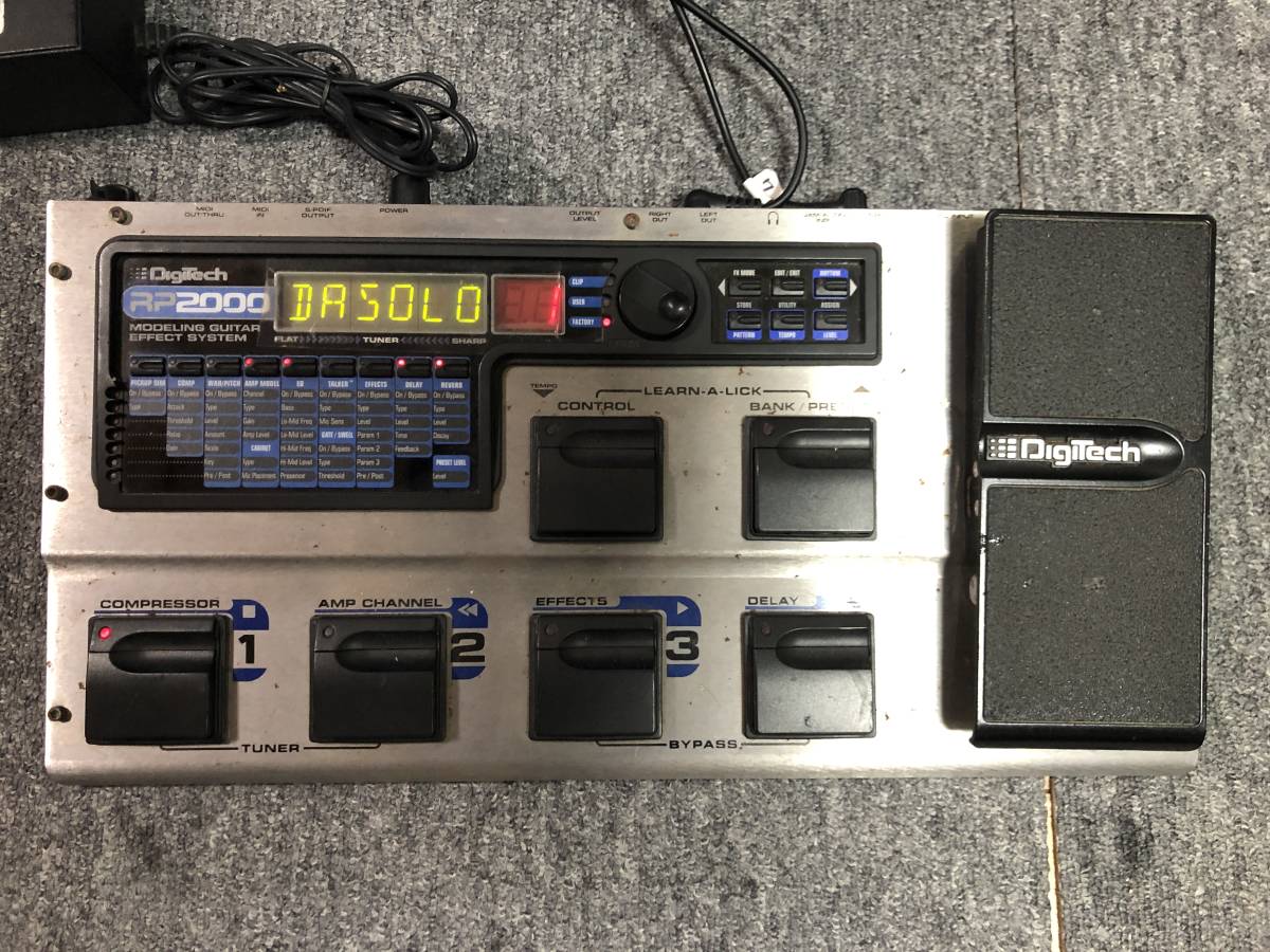 【送料無料】DigiTech RP2000　マルチエフェクター　ACアダプター付き　デジテック　ワーミー　Whammy　_画像1