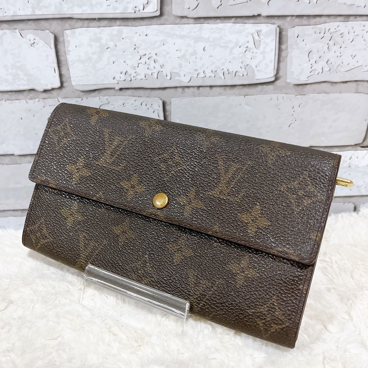 louis vuitton ルイヴィトン 二つ折り 財布 長財布 モノグラム カード