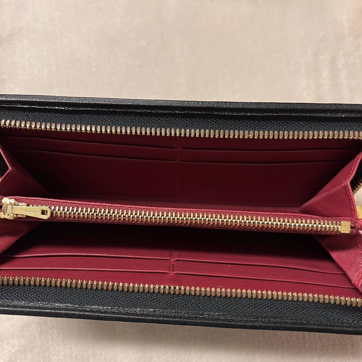同様 LOEWE 財布 アマソナ ロエベ 長財布 ラウンドファスナー ...