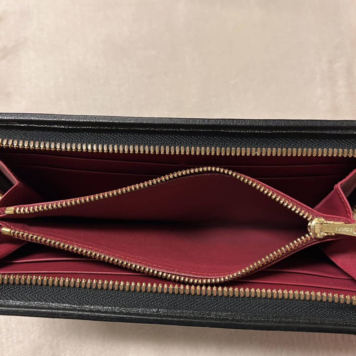 同様 LOEWE 財布 アマソナ ロエベ 長財布 ラウンドファスナー ...
