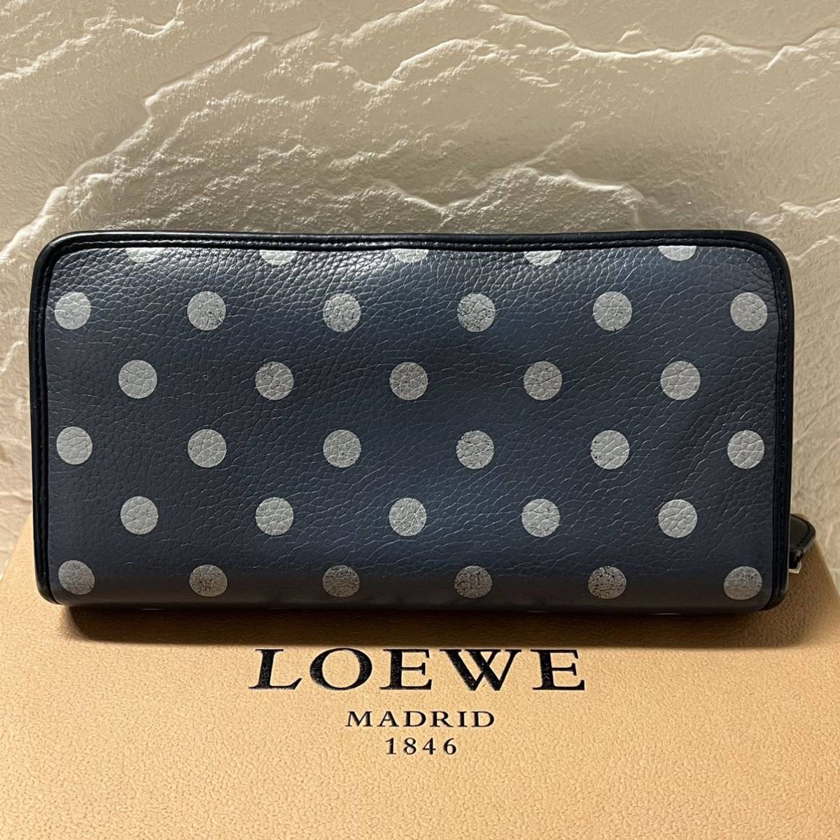 極美品! LOEWE 財布 アマソナ ロエベ 長財布 ラウンドファスナー