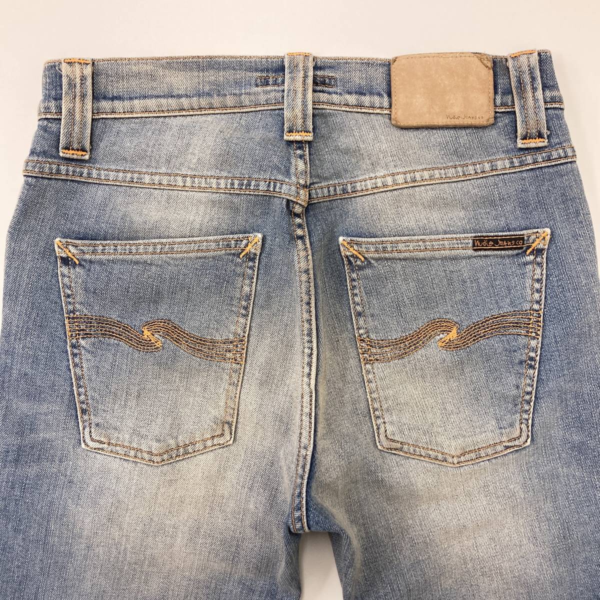 Nudie Jeans LEAN DEAN スキニージーンズ ストレッチ W28 ヌーディージーンズ リーンディーン スリム テーパード デニムパンツ 2060153_画像9