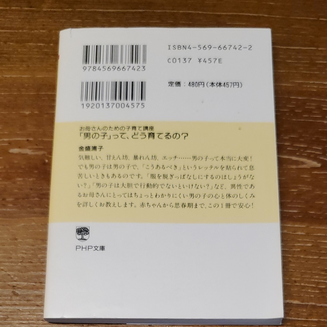 「男の子」って、どう育てるの？　お母さんのための子育て講座 （ＰＨＰ文庫　か２９－５） 金盛浦子／著