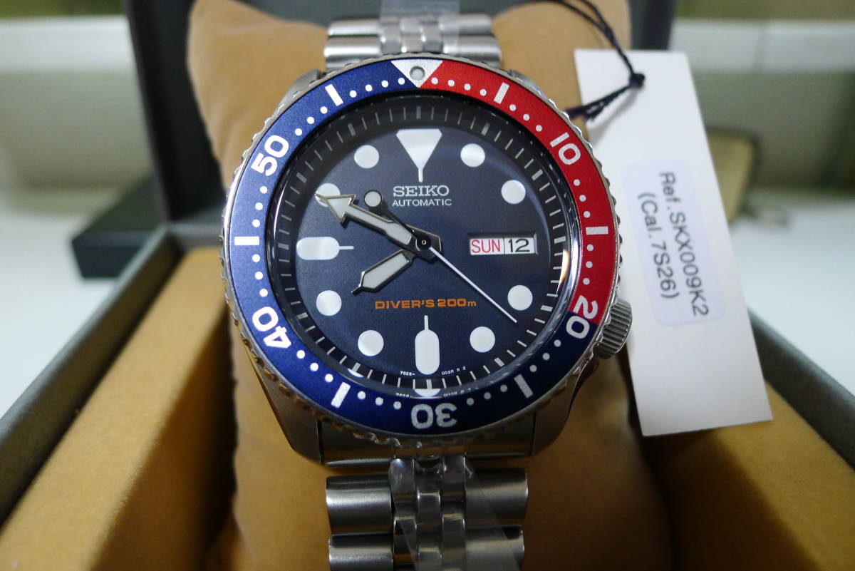 新品 SEIKO skx009 ネイビーボーイ | nate-hospital.com