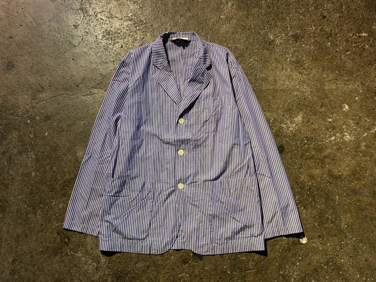 COMME des GARCONS HOMME PLUS 00SS ストライプシャツジャケット AD1999 コムデギャルソンオムプリュス  PJ-10053L