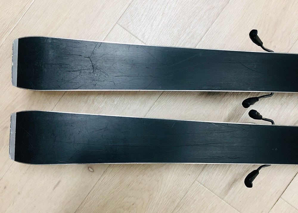 【中古板】OGASAKA オガサカ ジュニアスキー板 + ビンディングセット 130cm 子供用スキー J-29_画像10