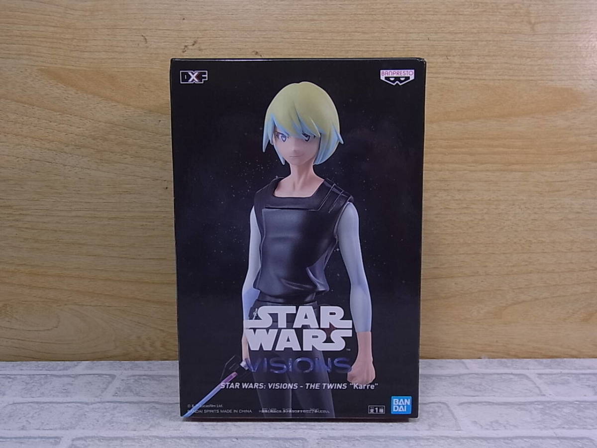 □Fb/334☆【未開封品】バンプレスト BANPRESTO☆スターウォーズ:ビジョンズ STAR WARS:VISONS - THE TWINS☆カレ Karre☆DXFフィギュア_画像1