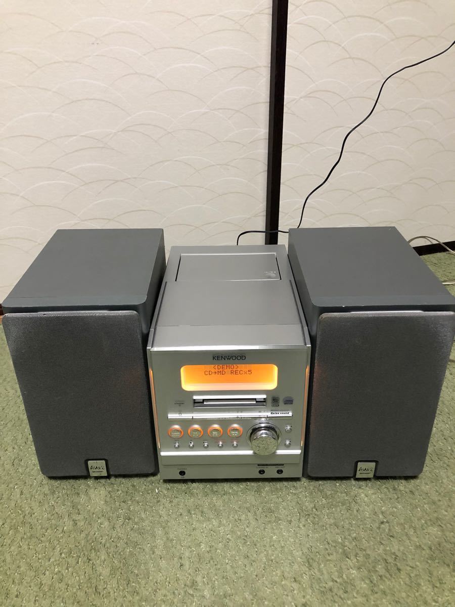 ケンウッド ミニコンポ CD MD カセット ラジオ ケンウッド ミニコンポ CD MD カセット ラジオ