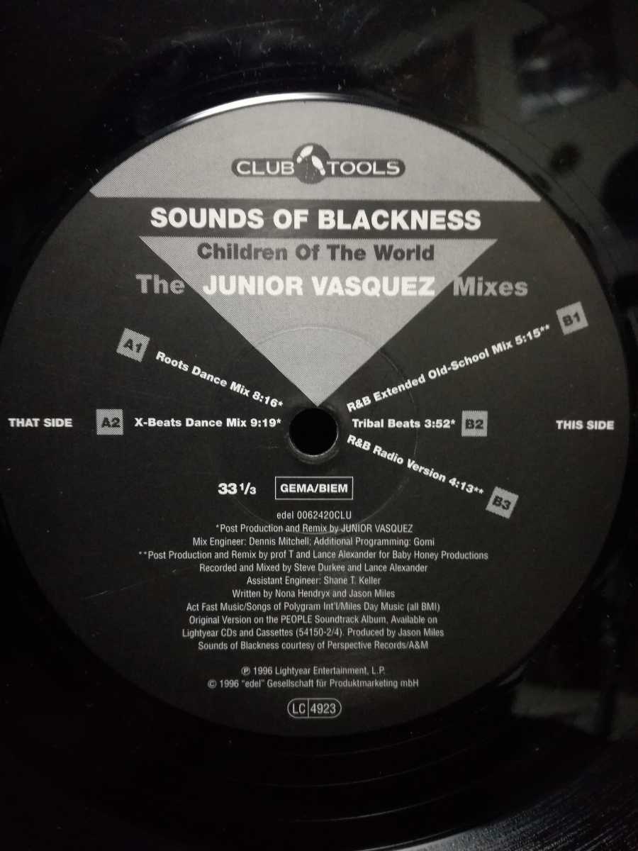 SOUND OF BLACKNESS - Children Of The World(R&B Extended Old School Mix)【12inch】1996' UK盤_画像2