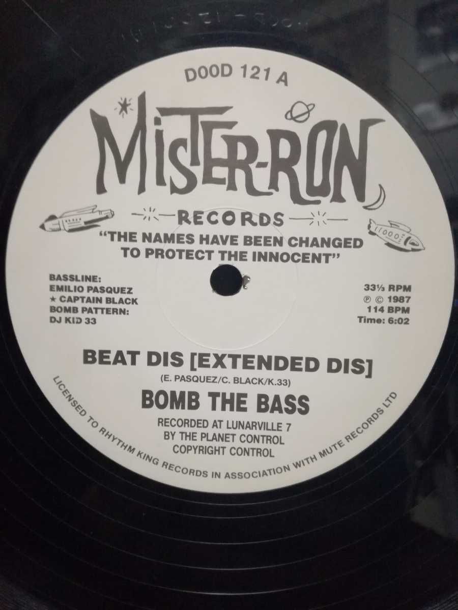 BOMB THE BASS - BEAT DIS【12inch】1988' UK盤_画像2