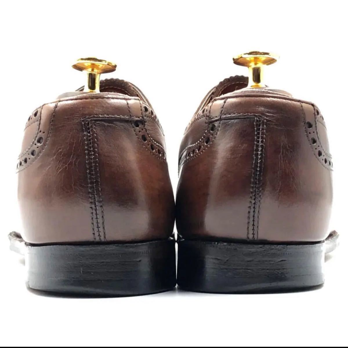 Crockett&Jones 7.5 内羽ウィングチップ