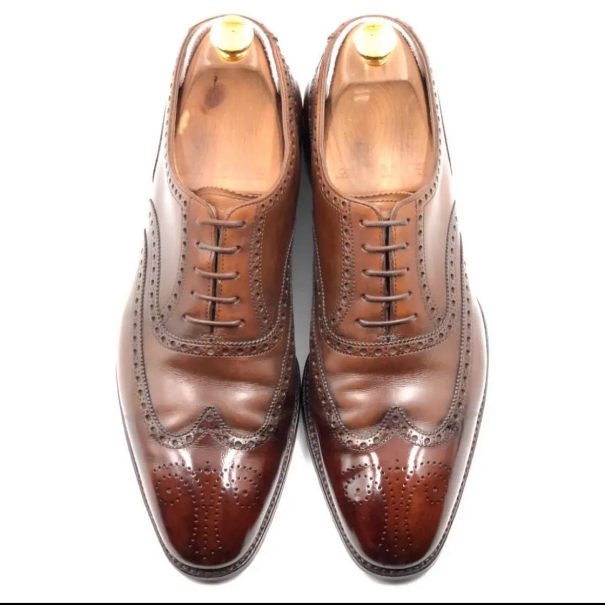 Crockett&Jones 7.5 内羽ウィングチップ