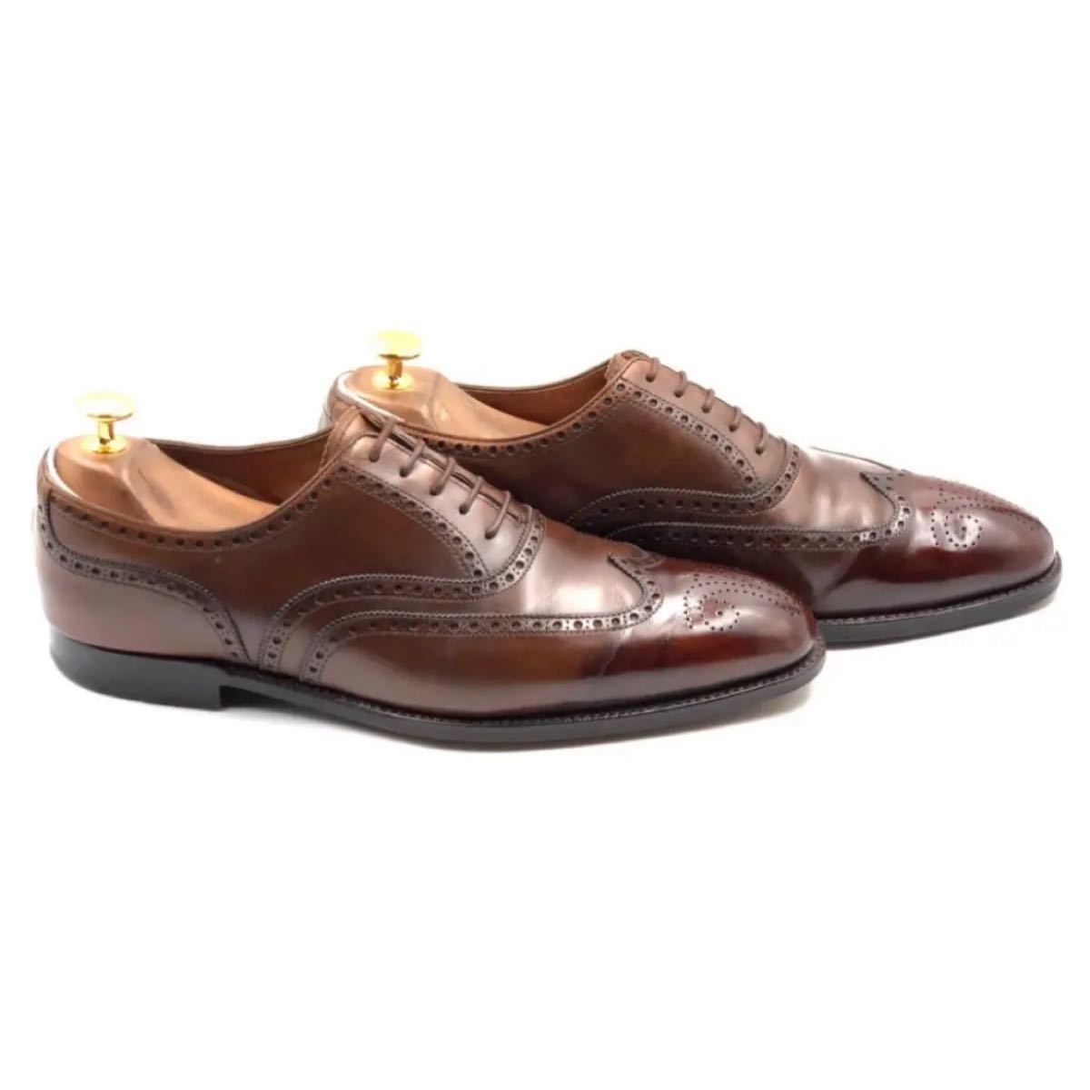 Crockett&Jones 7.5 内羽ウィングチップ