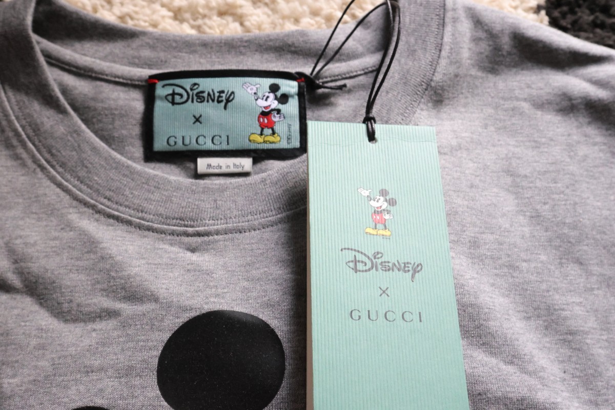 新品 大人気 GUCCI グッチ ディズニー コラボ Tシャツ ミッキーマウス