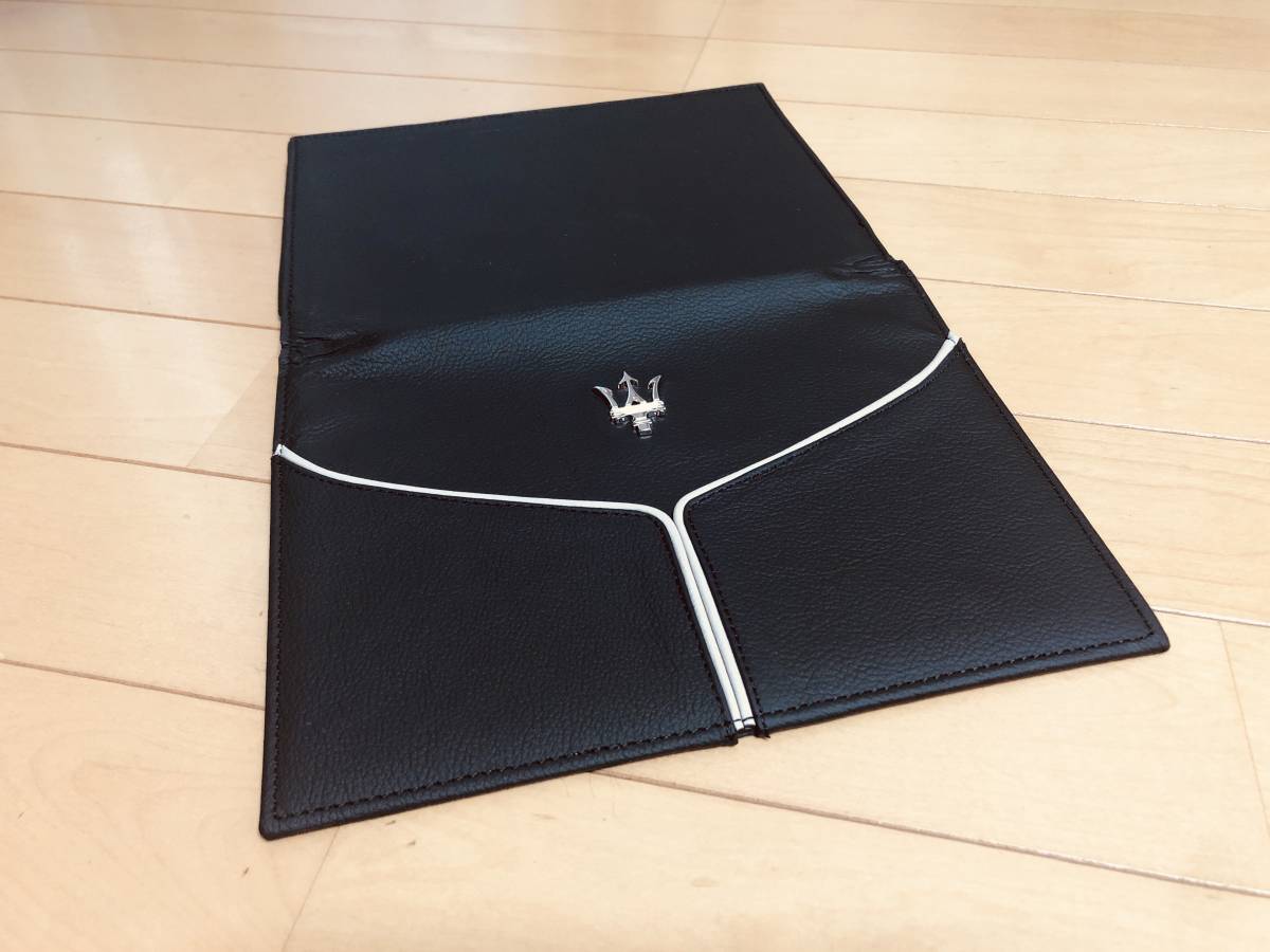 ***[ valuable * beautiful goods ] MASERATI Maserati Cuatro Porte / Ghibli /re Van te** original owner manual case ***