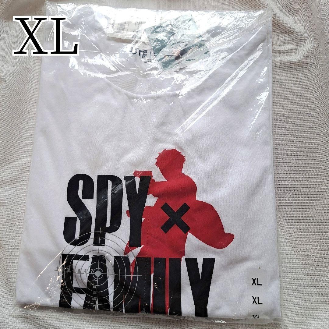 スパイファミリー Tシャツ ＸＬ 白 SPY×FAMILY ユニクロ