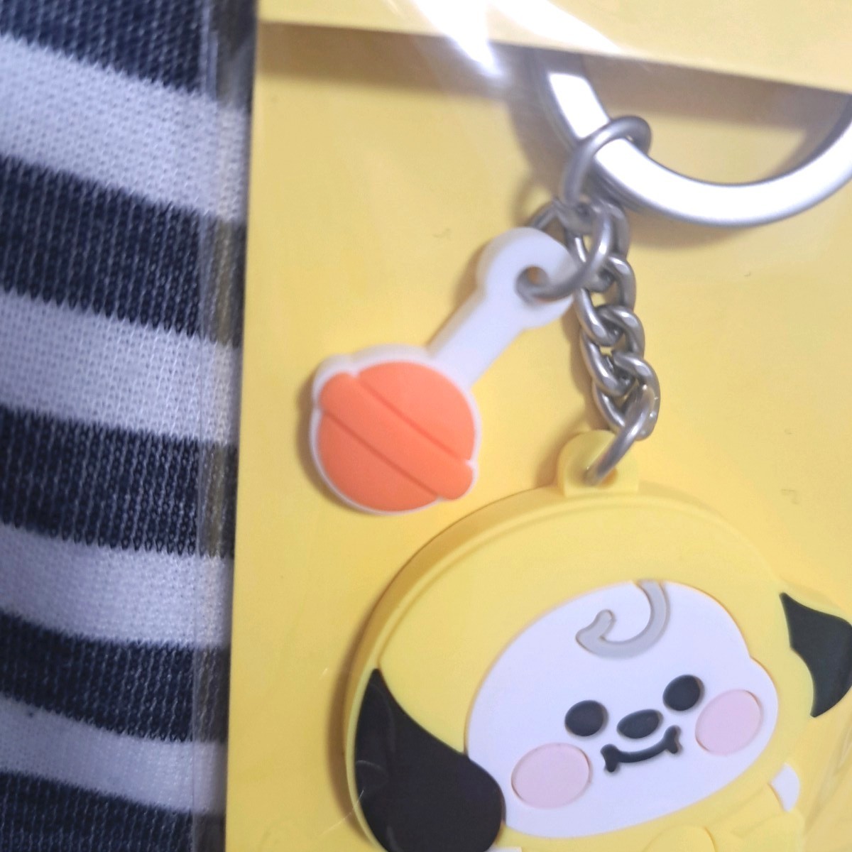 【BT21】BABY CHIMMY ベビーシリコン   キーホルダー キーリング ジミン チミー モチ