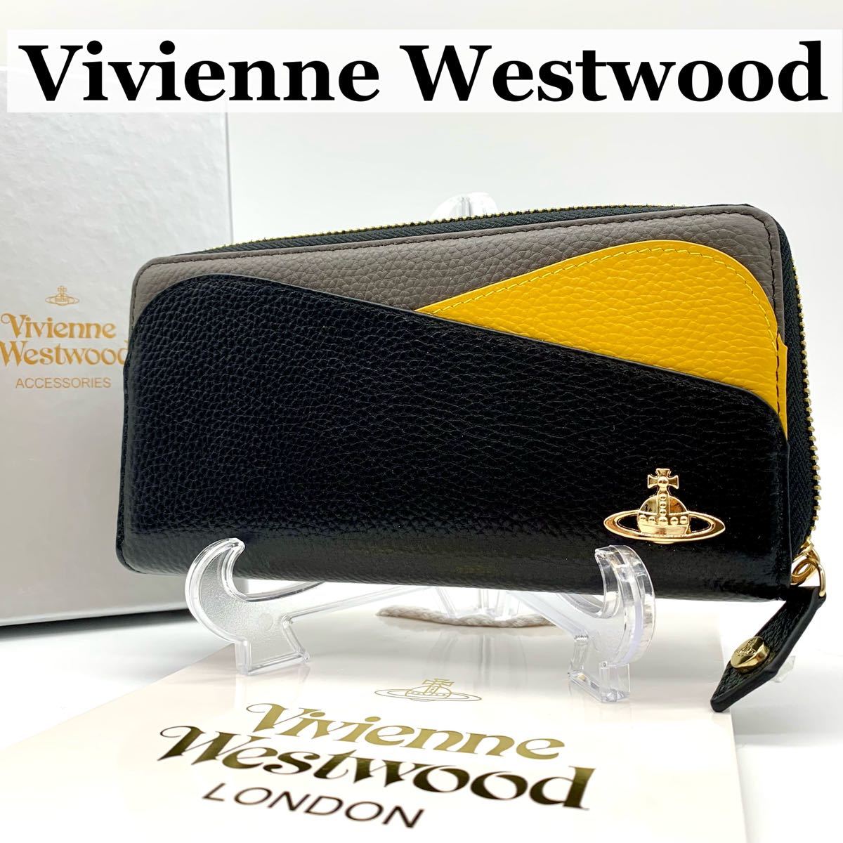 低価最新作】 Vivienne Westwood ヴィヴィアン 長財布 ラウンドファスナー オーブ バイカラー レザーの通販 by FORGANO  STORE｜ヴィヴィアンウエストウッドならラクマ