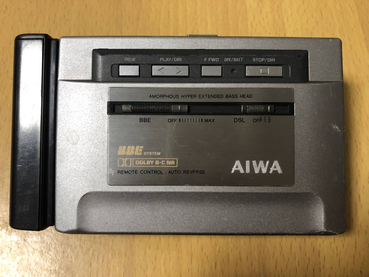 aiwa アイワ HS-PX50 ポータブルカセットプレーヤー ジャンク