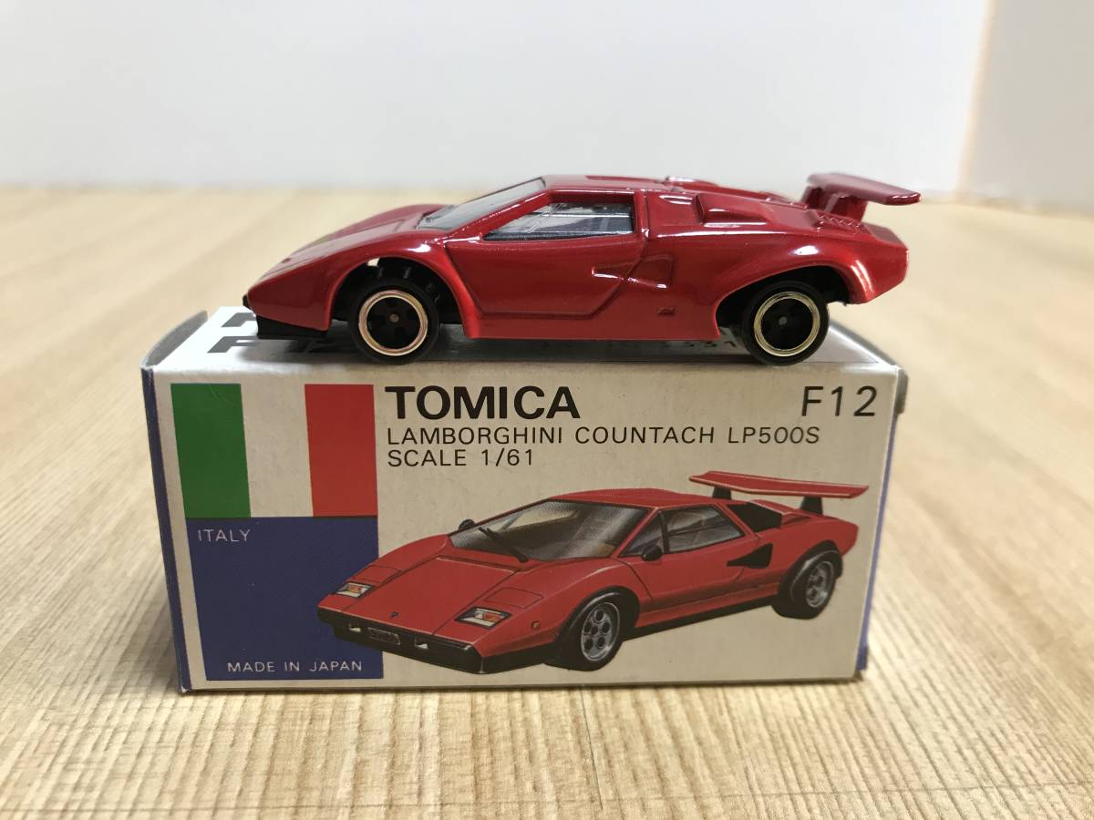 トミカ青箱 F12-3-1 ランボルギーニ・カウンタックLP500S 箱付 www