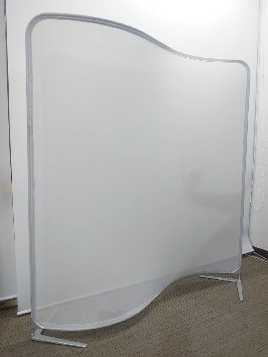 [ shop front delivery limitation ] Inte rear screen partition partition screen panel independent type with legs with casters .[ used ]