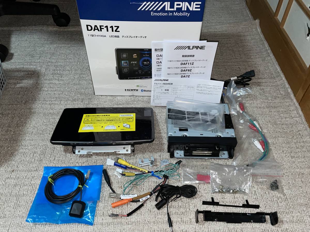 ALPINE アルパイン DAF11Z 11インチ ディスプレイオーディオ