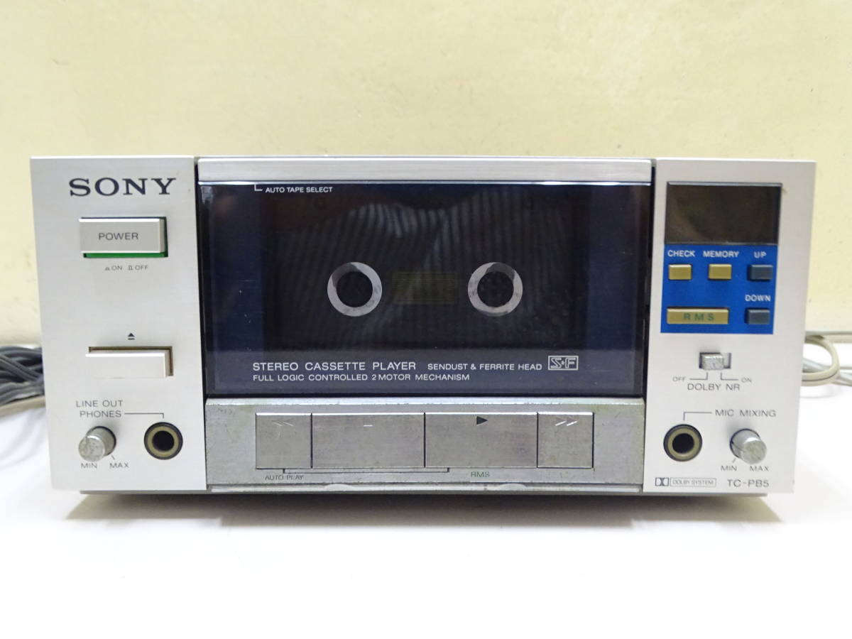 SONY ソニー STEREO CASSETTE PLAYER ステレオカセットプレーヤー TC SONY ソニー STEREO CASSETTE PLAYER ステレオカセットプレーヤー TC