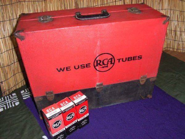 RCA 社製　マニア向けビンテージコレクション　米国RCA社純正　メンテナンス用　真空管保管手提げ箱_真空管は付属しません。