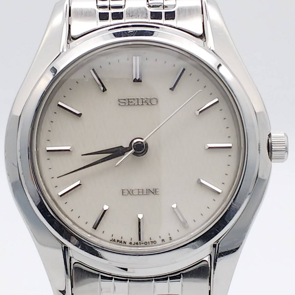 美品【電池交換済】 SEIKO セイコー EXCELINE エクセリーヌ 4J41 美品【電池交換済】 SEIKO セイコー EXCELINE エクセリーヌ 4J41