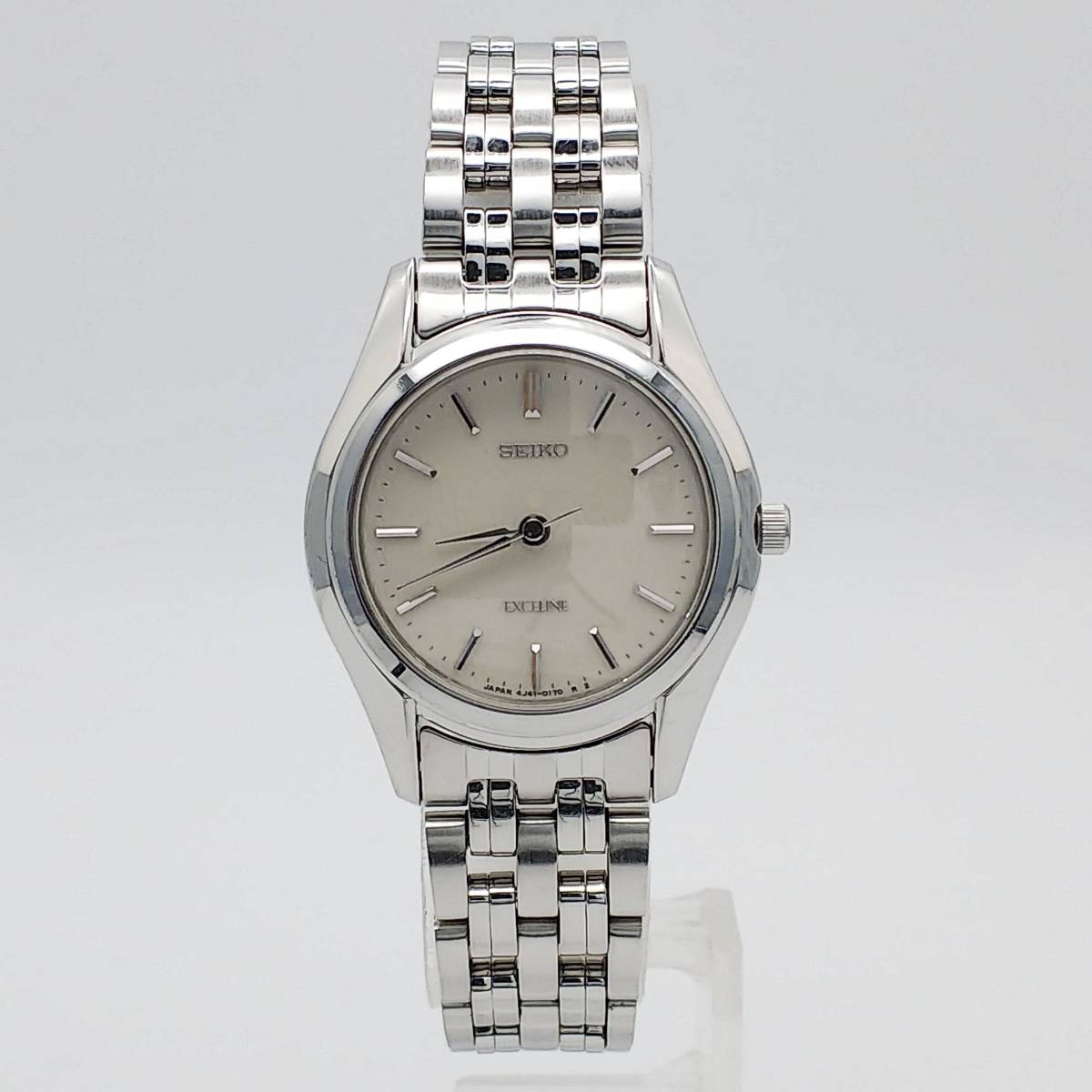 美品【電池交換済】 SEIKO セイコー EXCELINE エクセリーヌ 4J41 美品【電池交換済】 SEIKO セイコー EXCELINE エクセリーヌ 4J41