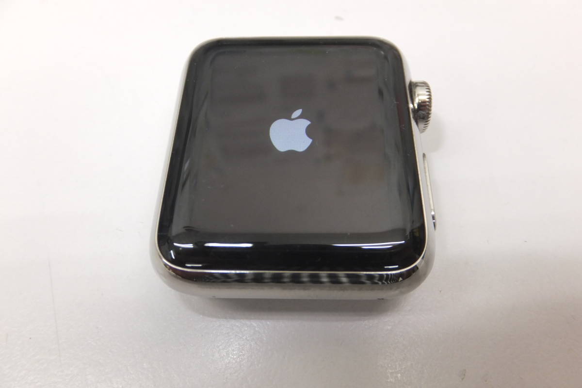 39320-180　Apple Watch 316L ステンレススチール サファイアクリスタル 38mm アップルウォッチ　送料180円～_画像1