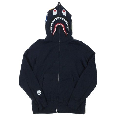 アベイシングエイプ A BATHING APE SHARK FULL ZIP HOODIE シャーク