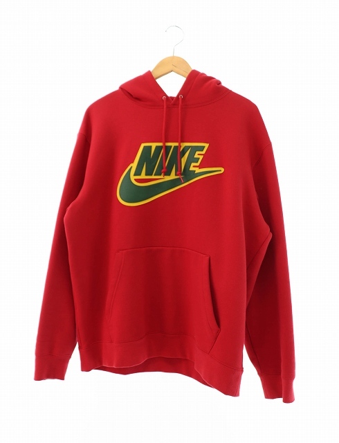 ナイキ NIKE × SUPREME シュプリーム 19AW Leather Applique Hooded
