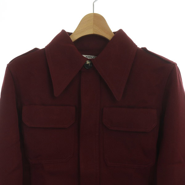 フミカ ウチダ FUMIKA_UCHIDA 18AW BAND SHIRT JACKET シャツ