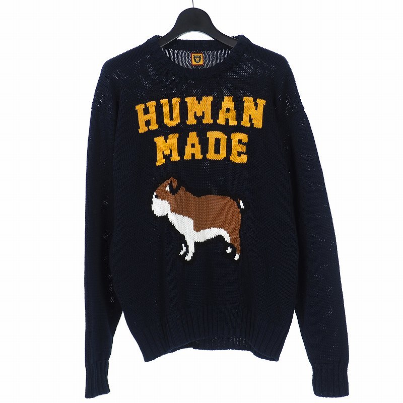 ヒューマンメイド HUMAN MADE 22SS COTTON KNIT SWEATSHIRT コットン