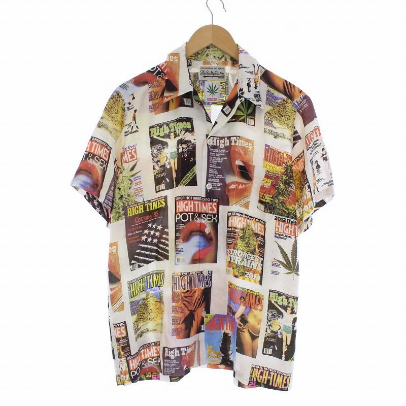ワコマリア WACKO MARIA 18SS HIGH TIMES HAWAIIAN SHIRT WHITE