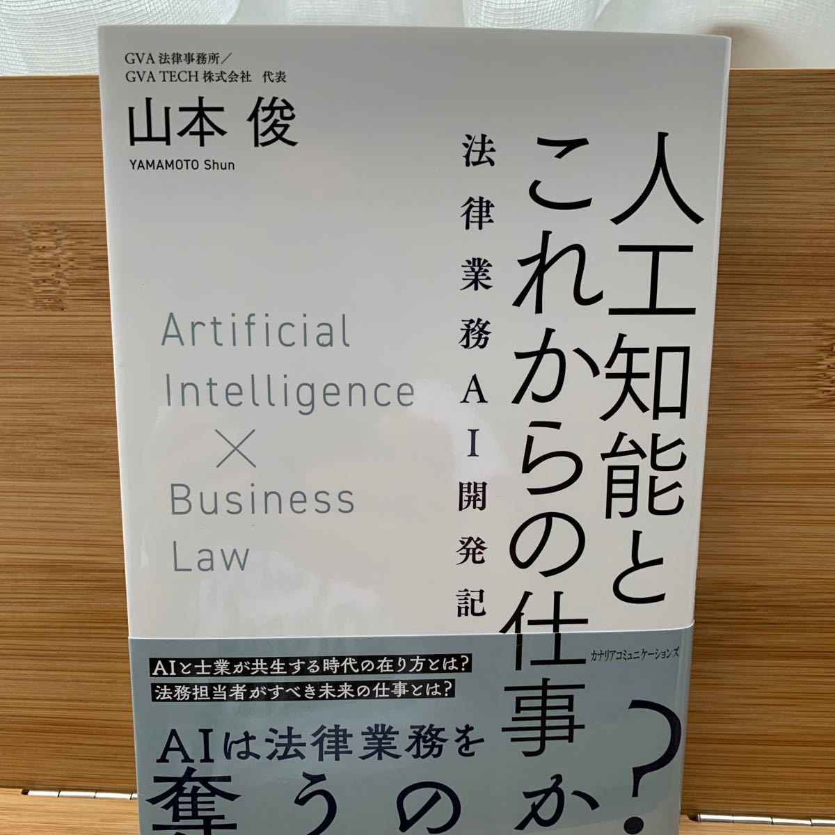 人工知能とこれからの仕事　法律業務ＡＩ開発記 山本俊／著