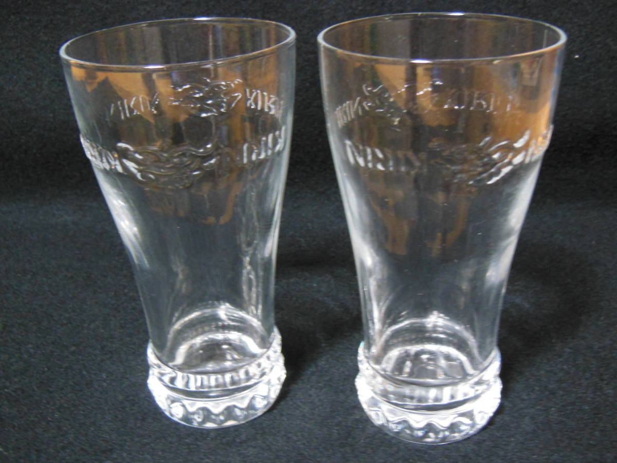 【昭和レトロ】未使用 キリンビールのグラス ２個 一番搾り テレビで見たグラス（小型）160ｍｌ ① 麒麟麦酒 ノベルティの画像5