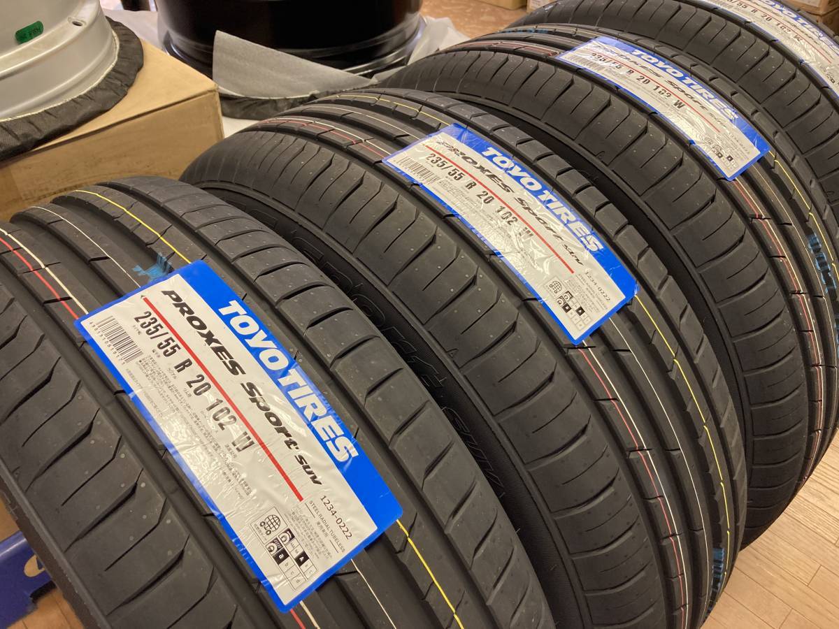 2021春夏新作】 即納OK 新品国産4本Set 235 55R20 55-20 2022
