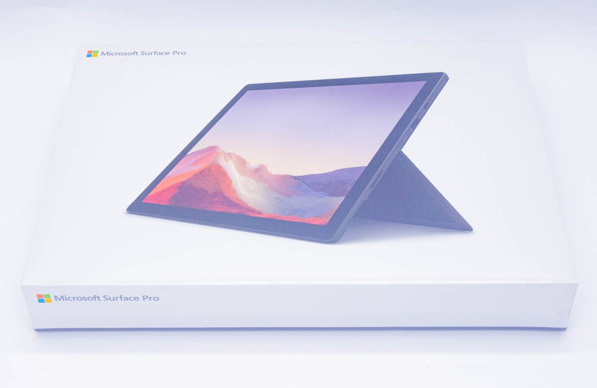 【新品・未開封】【新品別売品３つ付属：タイプカバー・ペン・ノートンスダンダード】Surface Pro 7 ブラック　PUV-00027　_画像1