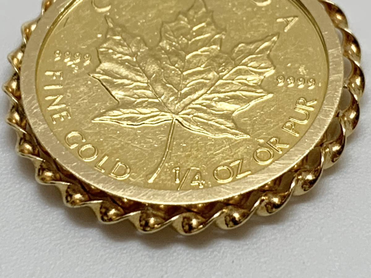 美品】1/4oz メイプル金貨 コインフレーム | testes.metalesp.com.br
