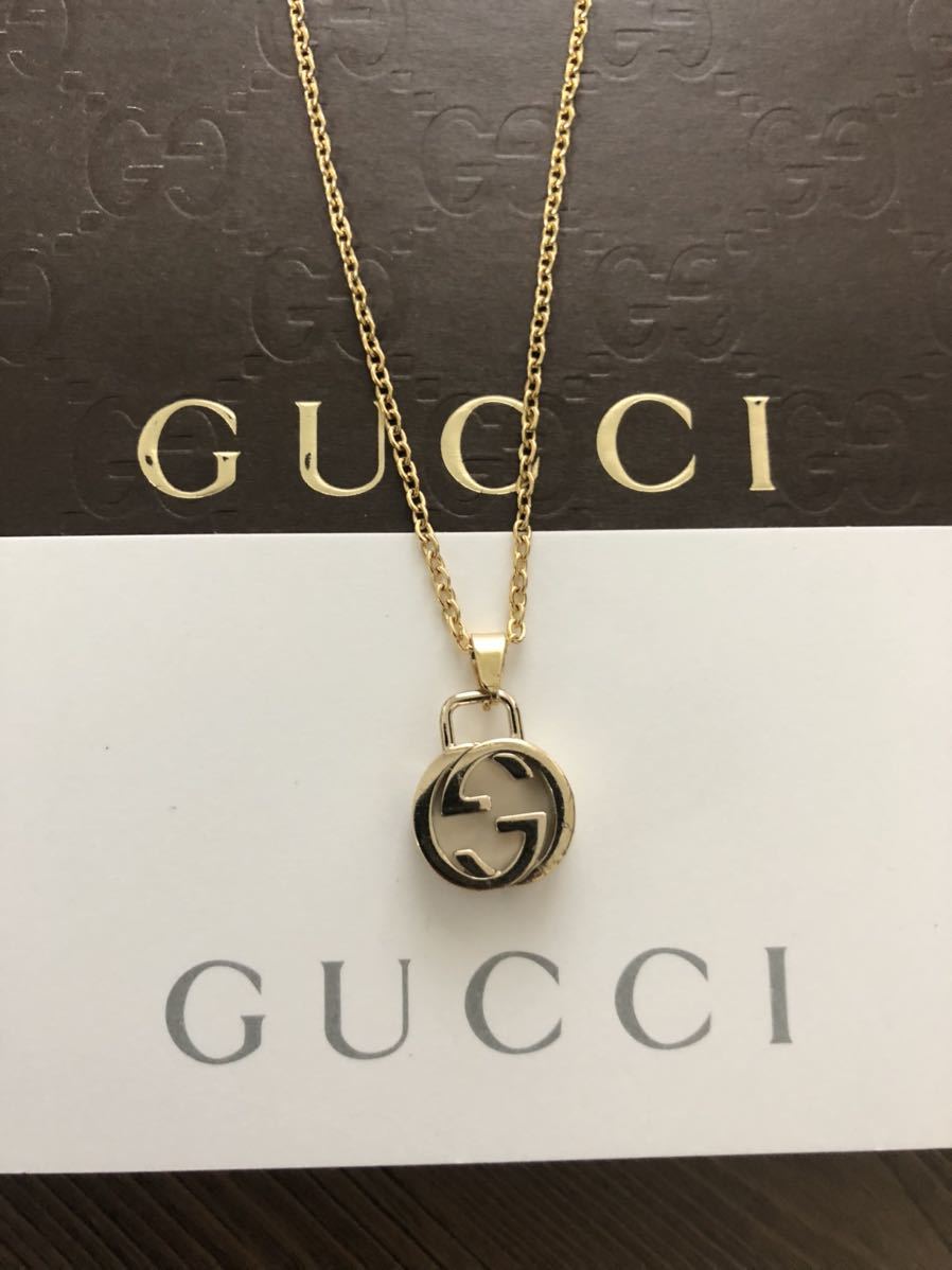 当社の 正規品 GUCCI グッチ ゴールド ネックレスチャーム 即購入大