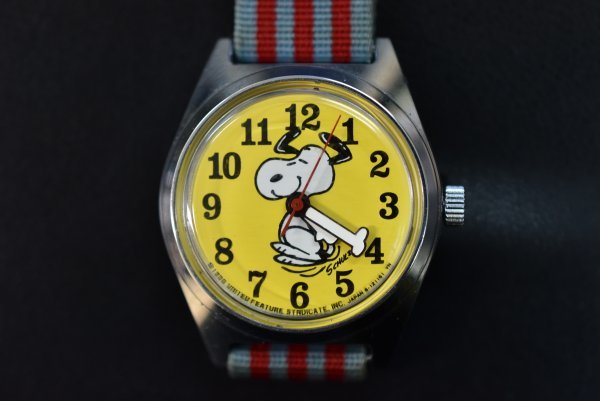 スヌーピー 手巻き アンティーク 腕時計 日本製 4-120418