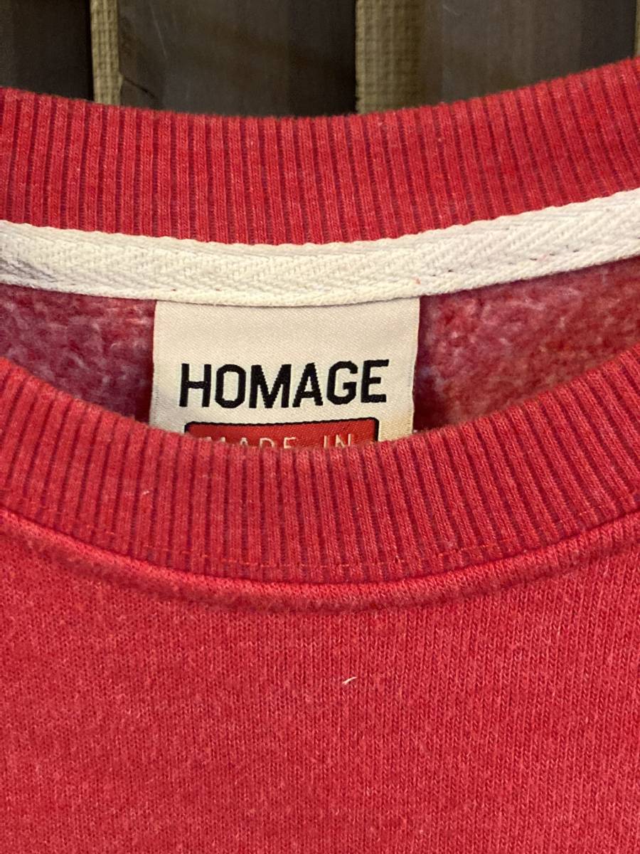 HOMAGE オマージュ USA製スウェット OHIO STATE