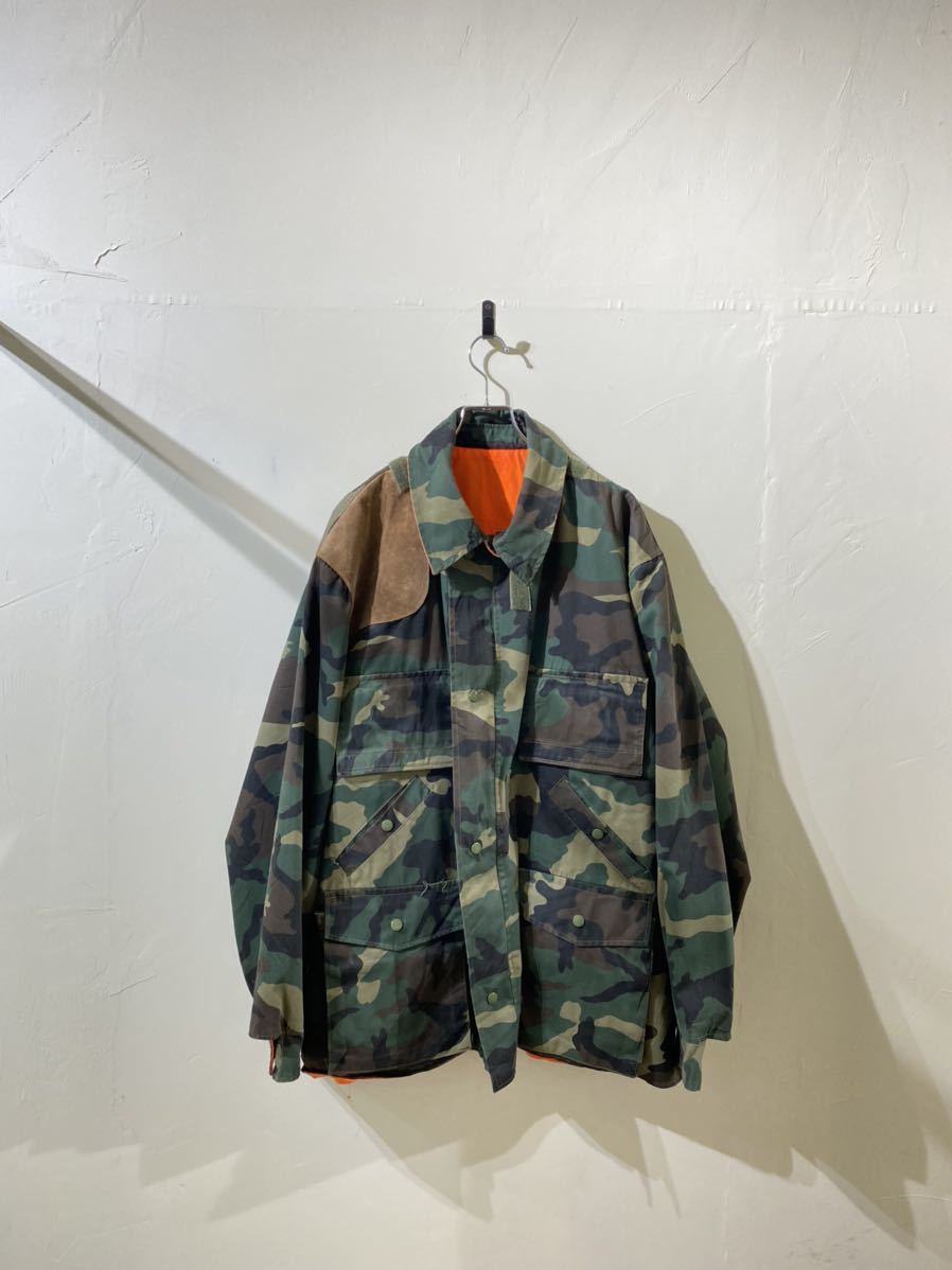 日本製】 camo hunting vintage jacket 90s 80s オーバーサイズ