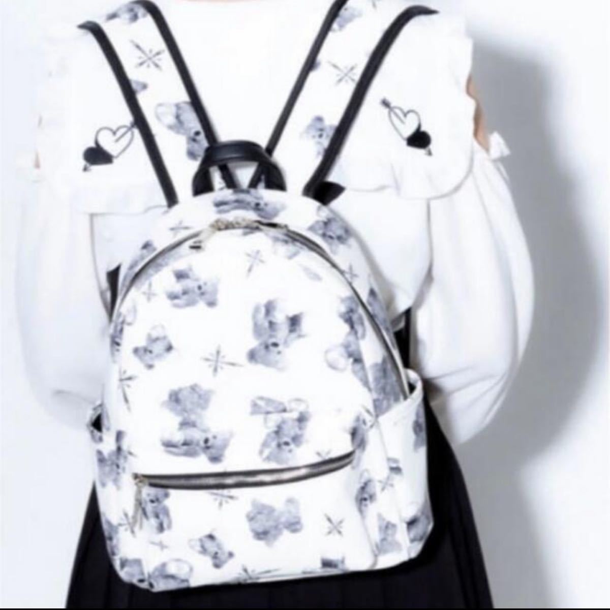 TRAVAS TOKYO(トラバス トーキョー)PU Back Pack Myriad of bears/くま　リュック新品未開封