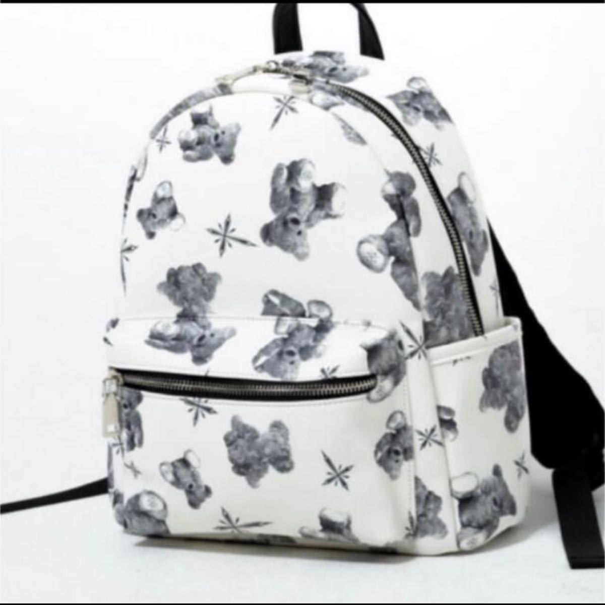 TRAVAS TOKYO(トラバス トーキョー)PU Back Pack Myriad of bears/くま　リュック新品未開封