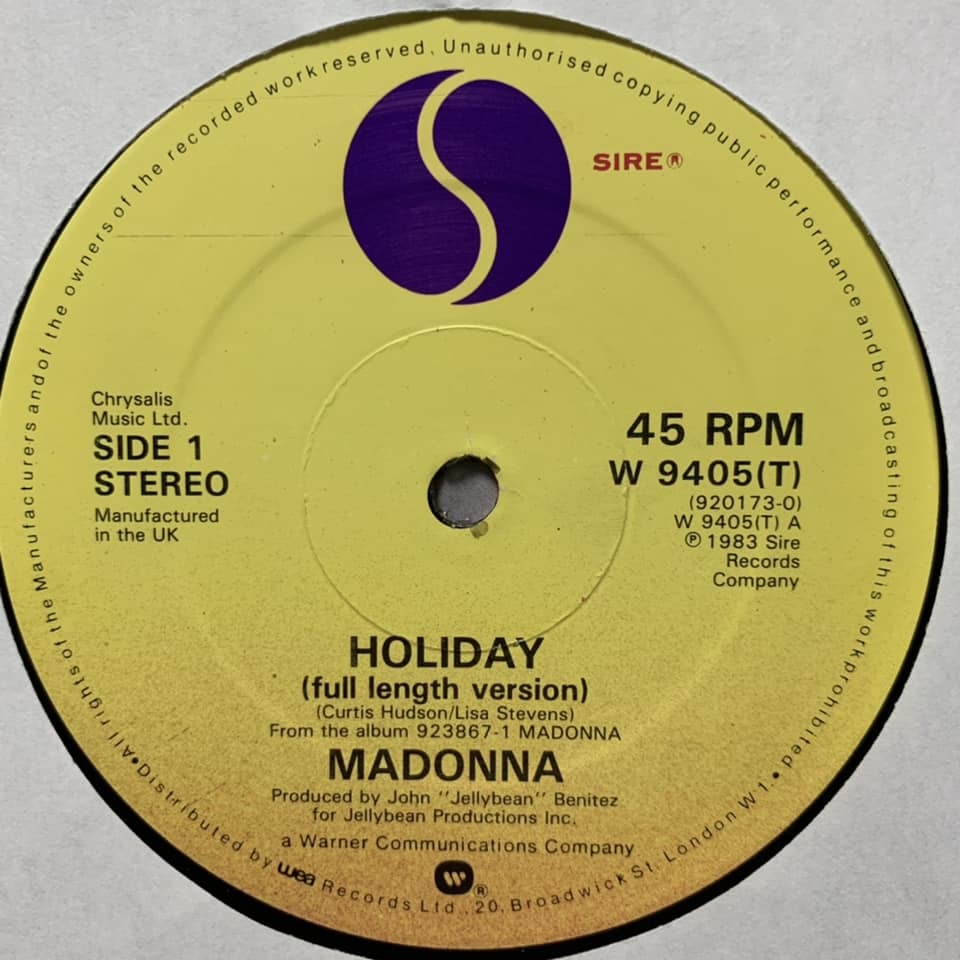 ◆ Madonna - Holiday ◆12inch UK盤　ダンクラ定番ヒット!_画像3