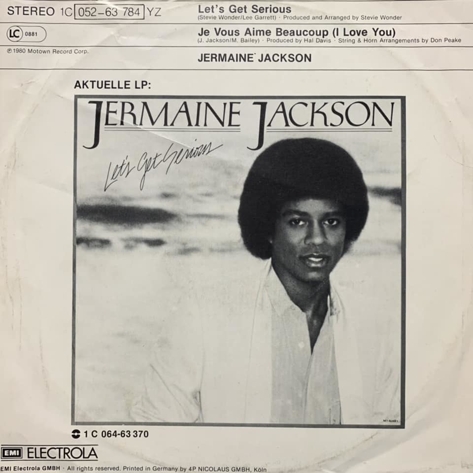 ◆ Jermaine Jackson - Let's Get Serious ◆12inch ドイツ盤　ダンクラ定番ヒット!_画像2