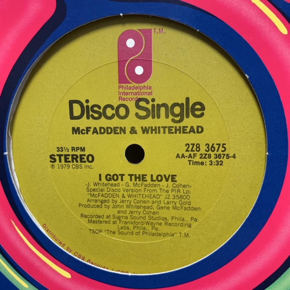 ◆ McFadden & Whitehead - Ain't No Stoppin' Us Now　◆12inch US盤 サーファーDISCOヒット!!_画像2